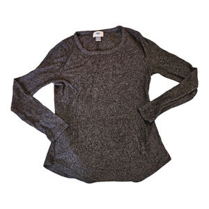 Old Navy Small Gray Long Sleeve Knit Pullover Sweater